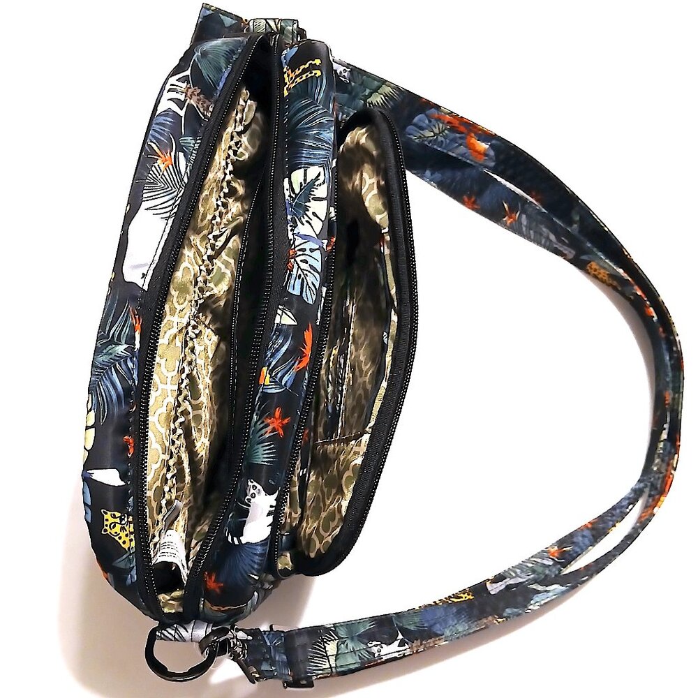 Lug Carousel XL Crossbody Bag – Wildlife Black – RFID, Water Resistant - Picture 4 of 16